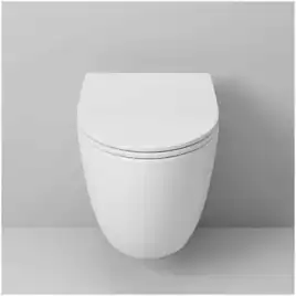 Подвесной унитаз Grossman GR-4451S безободковый, Белый глянцевый