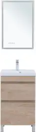 Тумба под раковину Aquanet Нота New 50 дуб светлый, 344137