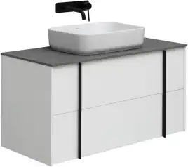Тумба под раковину Allen Brau Reality 100 1.32007.WM белый матовый