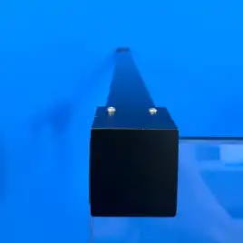 Душевая перегородка AVS Walk In 120 профиль черный, стекло прозрачное, 803-0014-200-12-BM-T