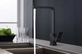 Смеситель для кухни Aquatek Либра AQ1680MB, Черный матовый