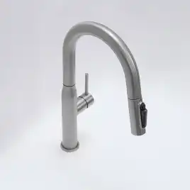 Смеситель для кухни AVS PureRiver 811-171-BN с выдвижным изливом, брашированный никель