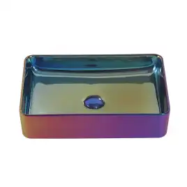 Раковина накладная ABBER RECHTECK 51х34,5х11 AC2207Regen, прямоугольная, хамелеон