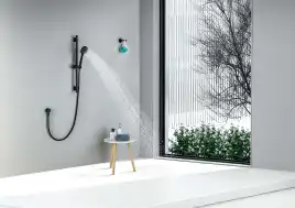 Душевой гарнитур Aquatek БЕТТА AQ2017MB, Черный матовый