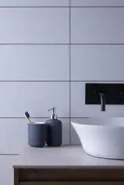 Раковина накладная Aquanet SMART-1 42х42х12,5 круглая, Белая глянцевая