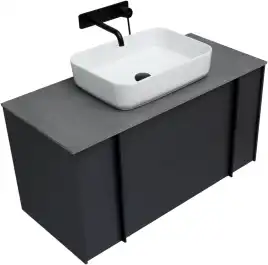 Тумба под раковину Allen Brau Reality 100 1.32007.AM антрацит матовый