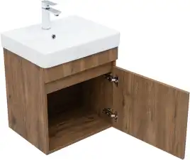 Тумба под раковину Aquanet Оптима 50 дуб рустикальный , 344794