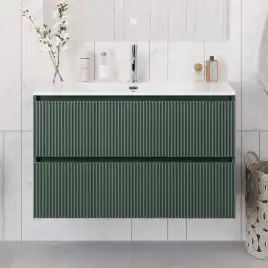 Тумба под раковину BelBagno UNO-1000-2C-SO-VO подвесная, Еловый Матовый