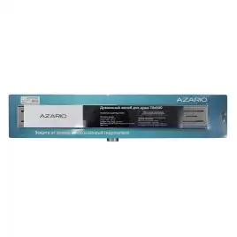 Душевой лоток Azario 60 см AZT2FT01600 с перфорированной решеткой, Хром матовый