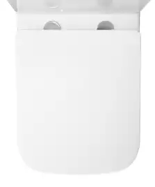 Унитаз напольный Azario Iris AZ-8353 безободковый, с бачком и сидением микролифт, Белый глянцевый