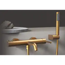 Смесители для ванны AVS Slimmer 811-111-BG, брашированное золото