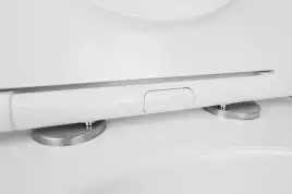 Унитаз подвесной Azario Gloria AZ-2003 подвесной, безободковый, с сиденьем микролифт, Белый глянцевый