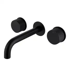 Смеситель для раковины Abber Wasser Kreis AF81122B встраиваемый, с внутренней частью, Черный матовый