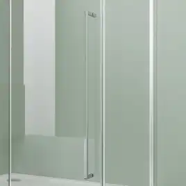 Душевой уголок Azario MALE SQR-90х90х195-CH-CL, прозрачное стекло 6 мм, профиль хром, AZ-J50-90-CH-CL