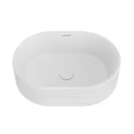Раковина KERAMA MARAZZI ARTBASIN Sabbia накладная, 50 см, белая матовая, SA.wb.50\WHT.M