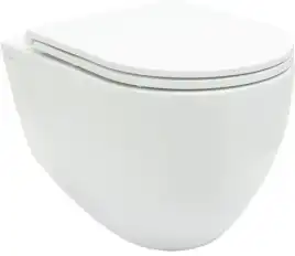 Подвесной безободковый унитаз Allen Brau Reality 4.32006.20 без сиденья, белый глянец