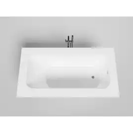 Ванна Salini ORLANDA PLUS 190х100 102014M из материала S-Sense, Белая матовая