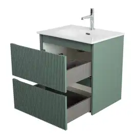 Тумба под раковину BelBagno UNO-600-2C-SO-VO подвесная, Еловый Матовый