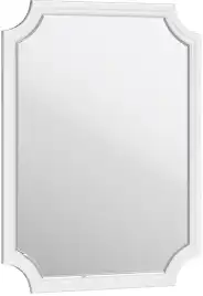 Зеркало Aqwella 5 stars LaDonna 85х95 LAD0207W без подсветки, Белый