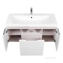 Тумба под раковину Aquaton Шерилл 105 1A206301SH010 подвесная цвет, белый