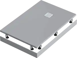 Душевой поддон Good Door Essentia 120х80 из искусственного камня, Серый графит ЛП00059