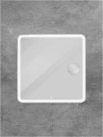 Зеркало BelBagno SPC-MAR-800-800-LED-TCH-LNZ с подсветкой и встроенной линзой 3-х кратного увеличения