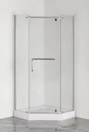 Душевой уголок Loranto  100х100 CS-816S B 100х100х200, стекло Прозрачное, профиль Сатин