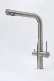 Смеситель для кухни AVS PureRiver 811-160-BN, Г-образный излив, брашированный никель