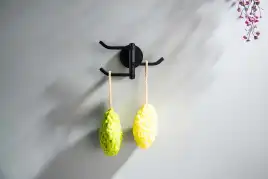 Крючок для полотенец Aquatek Бетта AQ4632MB, Черный матовый