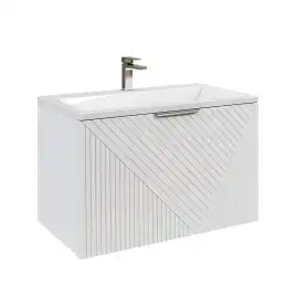 Тумба под раковину Grossman Блисс 60 подвесная, белая матовая (106044)