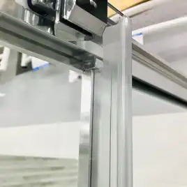 Душевая дверь в нишу AVS Квант 130 профиль хром, стекло прозрачное, 803-0017-195-13-CR-T