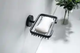 Мыльница для ванной Aquatek Бетта AQ4633MB, Черный матовый