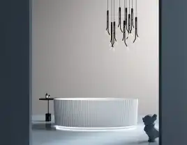 Акриловая ванна Abber 180х85 AB9327, отдельностоящая, Белая глянцевая