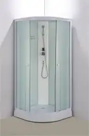 Душевая кабина Loranto 90х90, низкий поддон, Матовое стекло, CS-881ED13TM/W-90