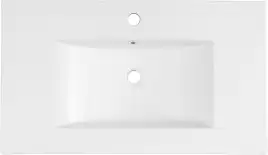 Раковина Aquanet Flow 80, белая, 347431