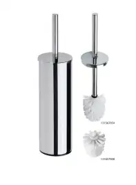 Ершик для унитаза напольный щётка белая 9,5 см BEMETA OMEGA 102313056