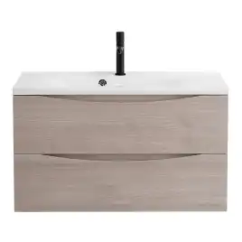 Тумба под раковину BelBagno MARINO-800-2C-SO-RG-P подвесная Rovere Grigio