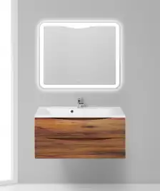 Тумба под раковину BelBagno MARINO-1000-2C-SO-RC-P подвесная Rovere Ciliegio