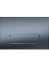 Кнопка смыва Aquatek PNS-0000009, Оружейная сталь