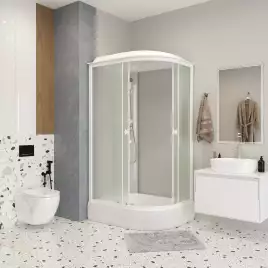 Душевая кабина Niagara Promo 120х90х215 P120/90/26L/MT средний поддон, без гидромассажа