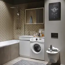 Зеркальный шкаф Aqwella Simplex 100 см, SLX0410 с подсветкой