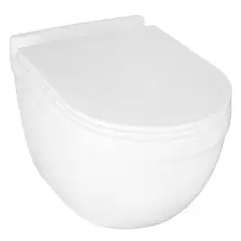 Унитаз подвесной Azario Fora AZ-0017-UQ3 подвесной, безободковый, со смывом 