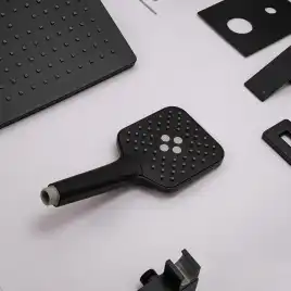 Встраиваемая душевая система AVS CUBE 811-221-MB, черный матовый