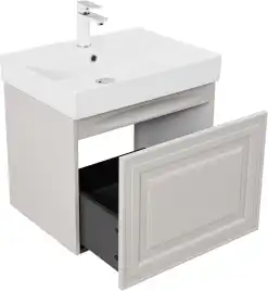 Тумба под раковину Aquanet Агата 60 бежевый, 345486