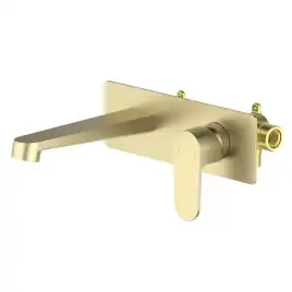 Смеситель для раковины Aquatek Оберон AQ1213BG, Золото матовое