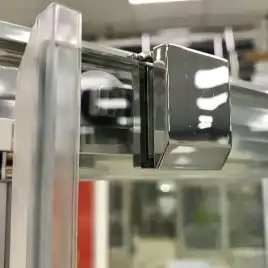 Душевая дверь в нишу AVS Квант 120 профиль хром, стекло прозрачное, 803-0017-195-12-CR-T