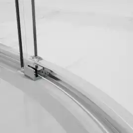 Душевой уголок Azario 90х90 AZ-S43-90-MB-CL, профиль черный матовый, стекло Прозрачное