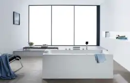 Акриловая ванна Abber 160х80 AB9406-1.6, отдельностоящая, Белая глянцевая