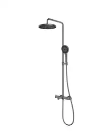 Душевая система  Vincea Rim VSFS-2RM1GM VSFS-2RM1GM для ванны с изливом, вороненая сталь
