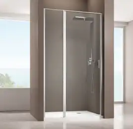 Душевая дверь Allen Brau Priority 160 см, 3.31037.00, профиль Хром, стекло Прозрачное